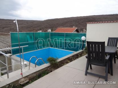 Furnished sea view villa in Balchik pool