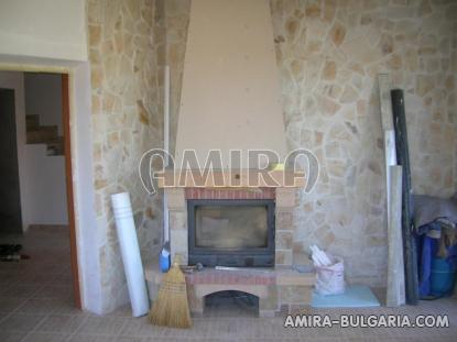 Huge sea view villa in Balchik fireplace