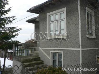 Bulgarian house in a big village stairs