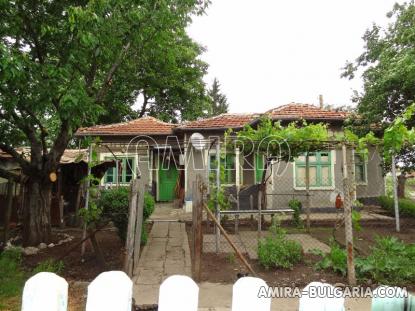 Bulgarian house in a big village front