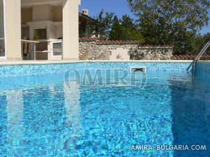 First line sea view villa in Balchik pool